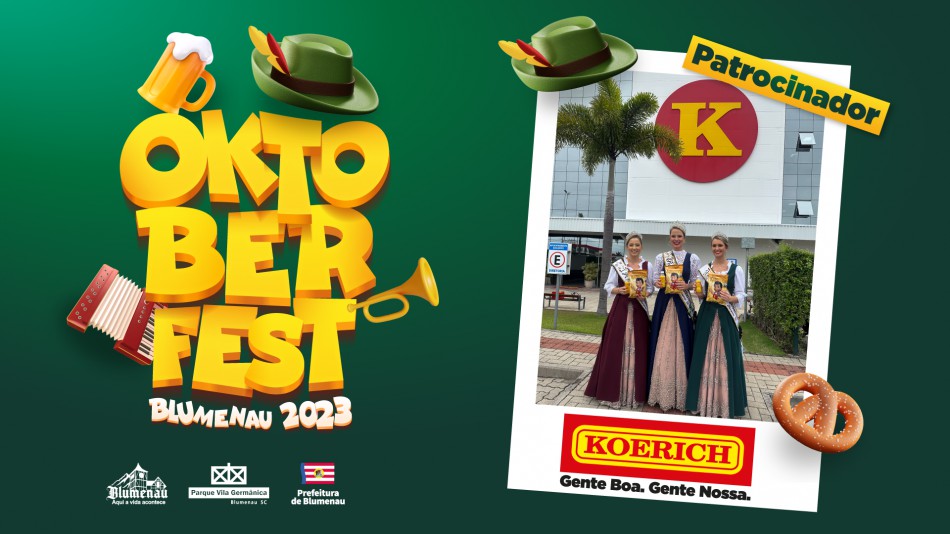 Koerich segue sendo patrocinadora da Oktoberfest Blumenau